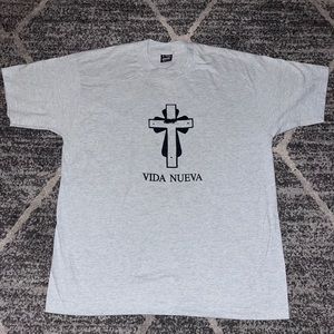 Vintage Vida Nueva christian shirt xl
